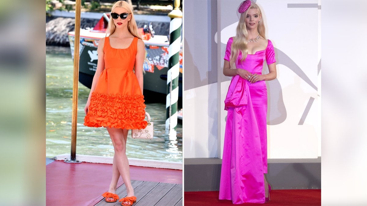 Anya Taylor-Joy in Orange und Pink. © imago images/Independent Photo Agency Int. / imago images/ZUMA Wire