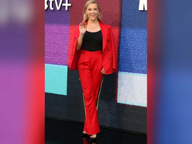 Reese Witherspoon strahlte in Rot.. © imago images/ZUMA Wire