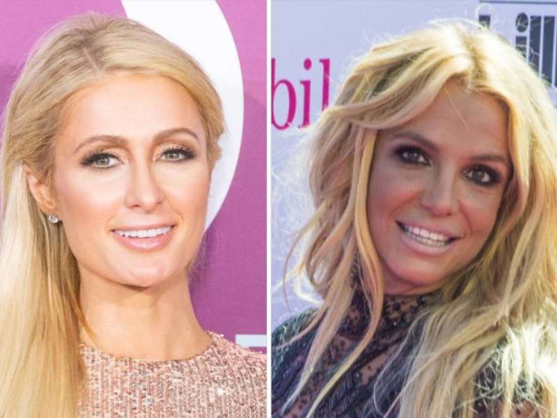 Paris Hilton (l.) freut sich für Britney Spears.. © Kobby Dagan/Shutterstock.com / Ron Adar/Shutterstock.com