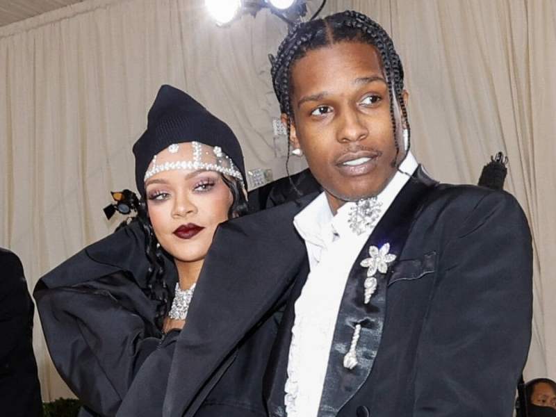 Rihanna und A$AP Rocky bei der Met Gala 2021. © imago images/UPI Photo