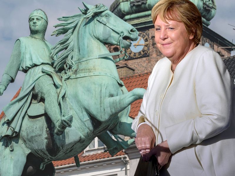 Angela merkel bekommt eine neue Statue