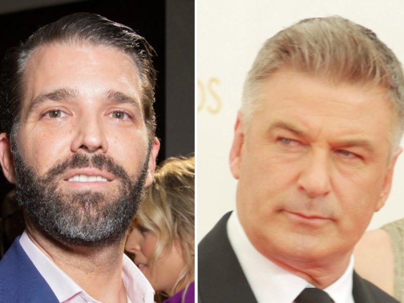 Donald Trump Jr. (li.) verhöhnt Alec Baldwin.. © Featureflash Photo Agency / Shutterstock.com / lev radin / Shutterstock.com