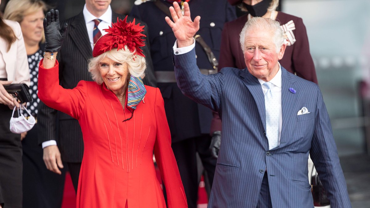 Herzogin Camilla und Prinz Charles bei einem Besuch Mitte Oktober in Cardiff