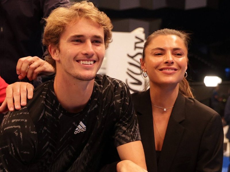 Alexander Zverev mit Freundin Sophia Thomalla in Wien.. © imago images/GEPA pictures