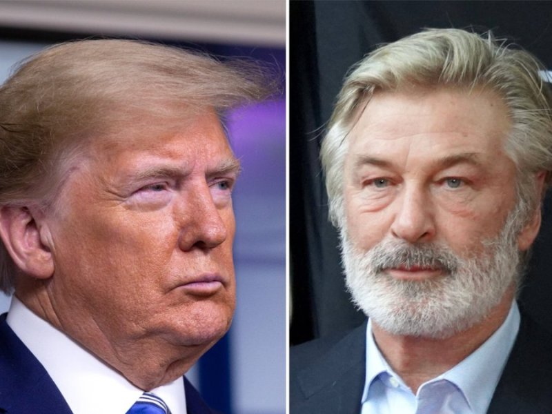 Donald Trump (li.) und Alec Baldwin haben nichts füreinander übrig.. © Stefani Reynolds/CNP/AdMedia/ImageCollect / imago/ZUMA Wire