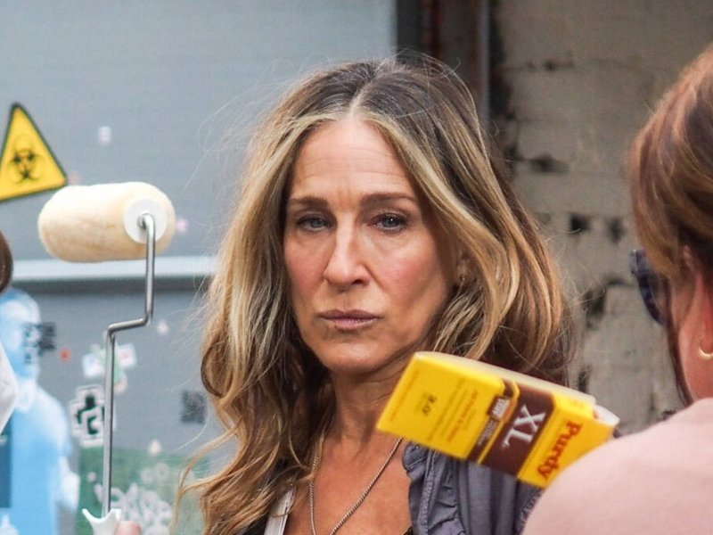 Sarah Jessica Parker am Set des "Sex and the City"-Spin-offs "And Just Like That...". © imago/ZUMA Wire