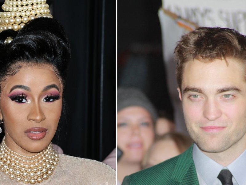 Cardi B traf in Beverly Hills unerwartet auf Robert Pattinson.. © Xavier Collin/Image Press Agency/ImageCollect / Izumi Hasegawa / HNW-Photo.com