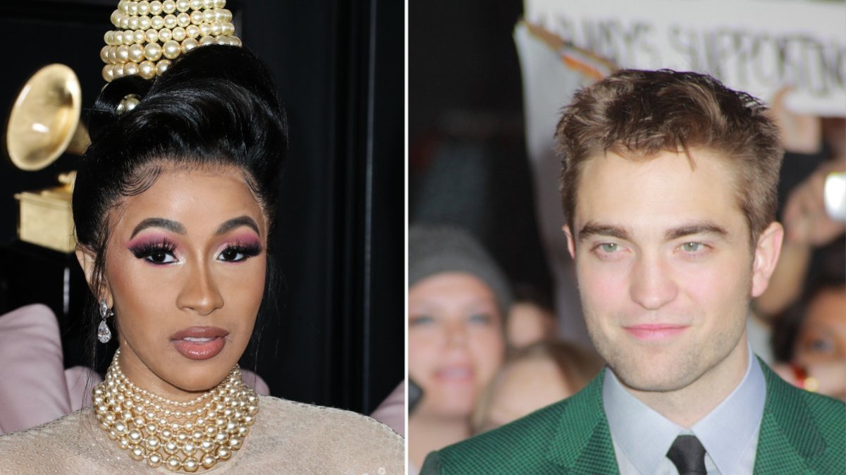 Cardi B traf in Beverly Hills unerwartet auf Robert Pattinson.. © Xavier Collin/Image Press Agency/ImageCollect / Izumi Hasegawa / HNW-Photo.com