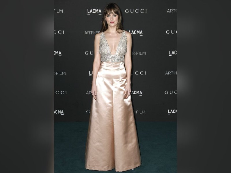 Dakota Johnson kam ohne Freund Chris Martin zum Gala-Event in Los Angeles.. © imago images/ZUMA Wire