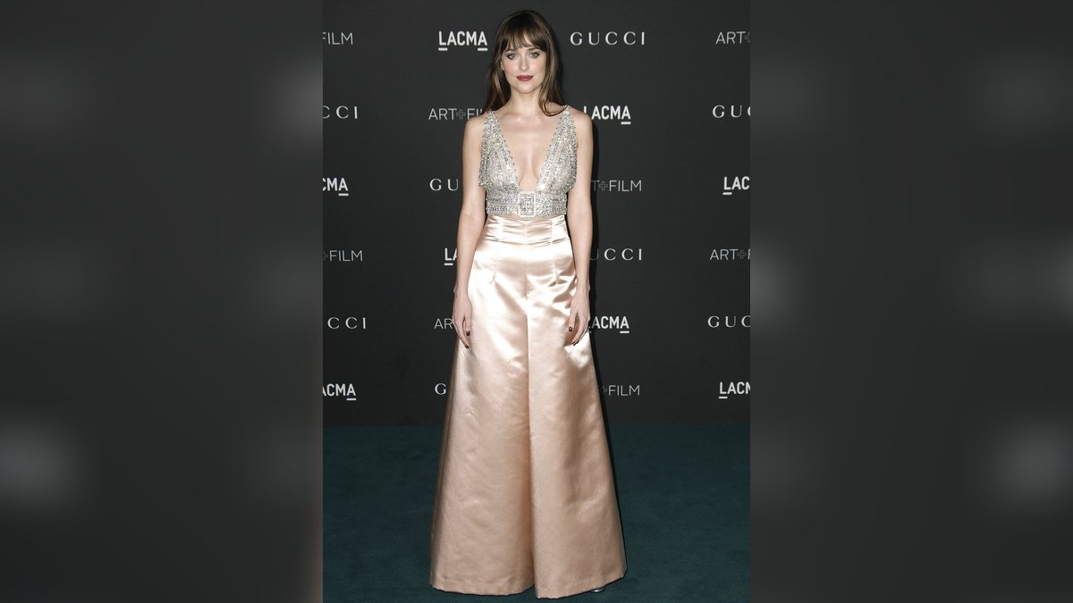 Dakota Johnson kam ohne Freund Chris Martin zum Gala-Event in Los Angeles.. © imago images/ZUMA Wire