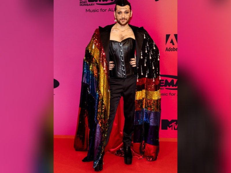 Riccardo Simonetti bei den MTV EMAs 2021.. © imago images/ZUMA Wire