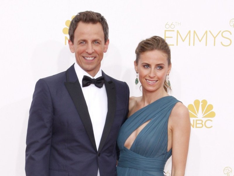 Seth Meyers und seine Ehefrau Alexi sind wieder Eltern geworden.. © Tinseltown/Shutterstock.com