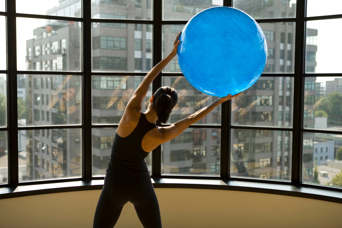 Übungen Gymnastikball