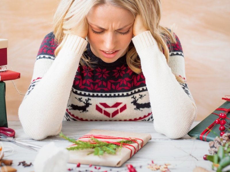 Die Weihnachtszeit löst in vielen eine Welle des Stresses aus.. © Kaspars Grinvalds/Shutterstock.com