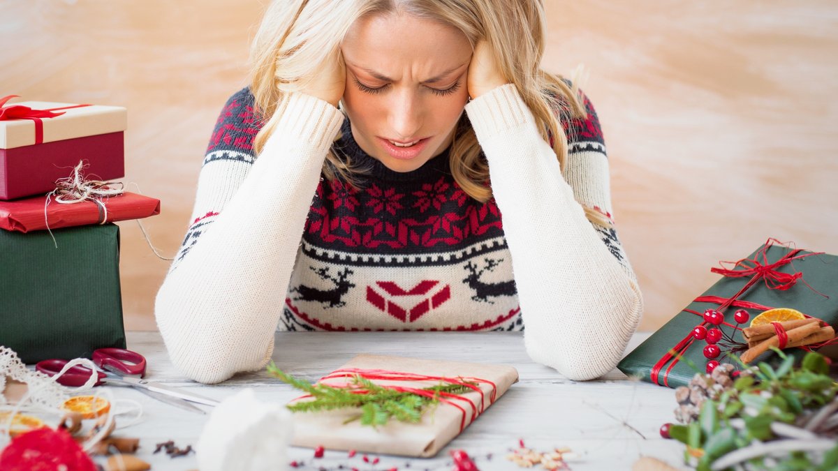 Die Weihnachtszeit löst in vielen eine Welle des Stresses aus.. © Kaspars Grinvalds/Shutterstock.com