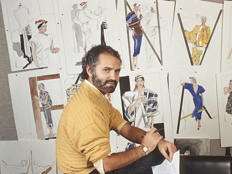 Der italienische Designer Gianni Versace wäre am 2. Dezember 75 Jahre alt geworden.. © Angelo Deligio/Mondadori via Getty Images