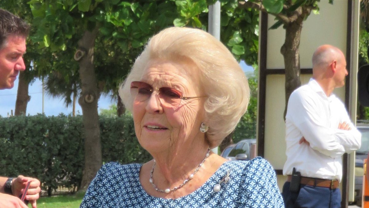 Prinzessin Beatrix vor wenigen Tagen auf der Karibikinsel Curaçao.. © imago/PPE