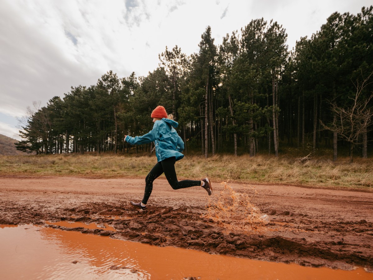 Joggen bei Regen