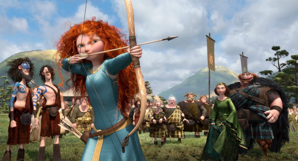 Disney-Prinzessin: Ausschnitt aus dem Film Merida