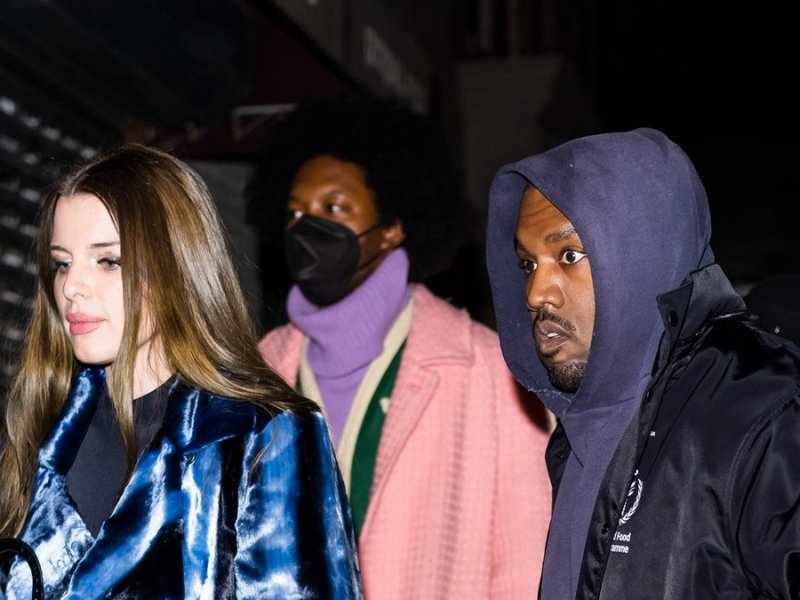 Kanye West und Julia Fox Anfang Januar 2022 in New York.. © getty/Gotham / GC Images