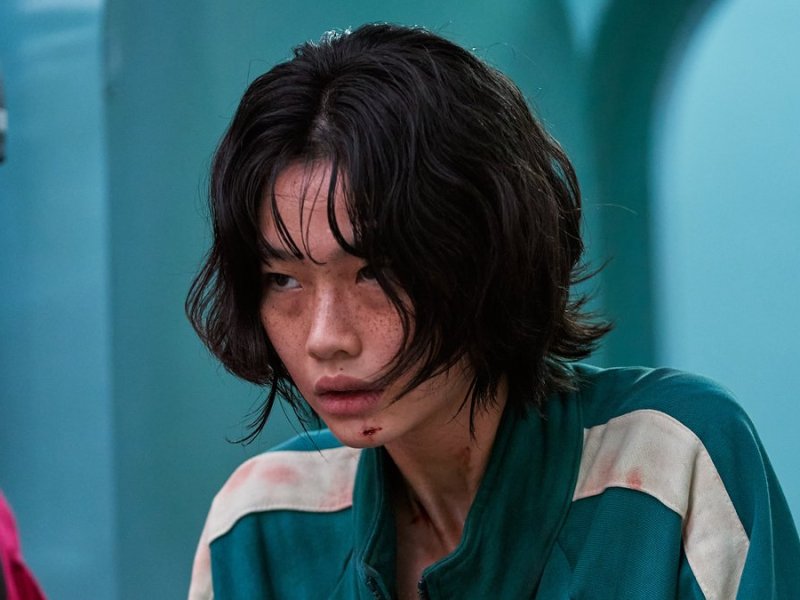 Jung Ho-yeon als Kang Sae-byeok in "Squid Game".. © Noh Juhan | Netflix