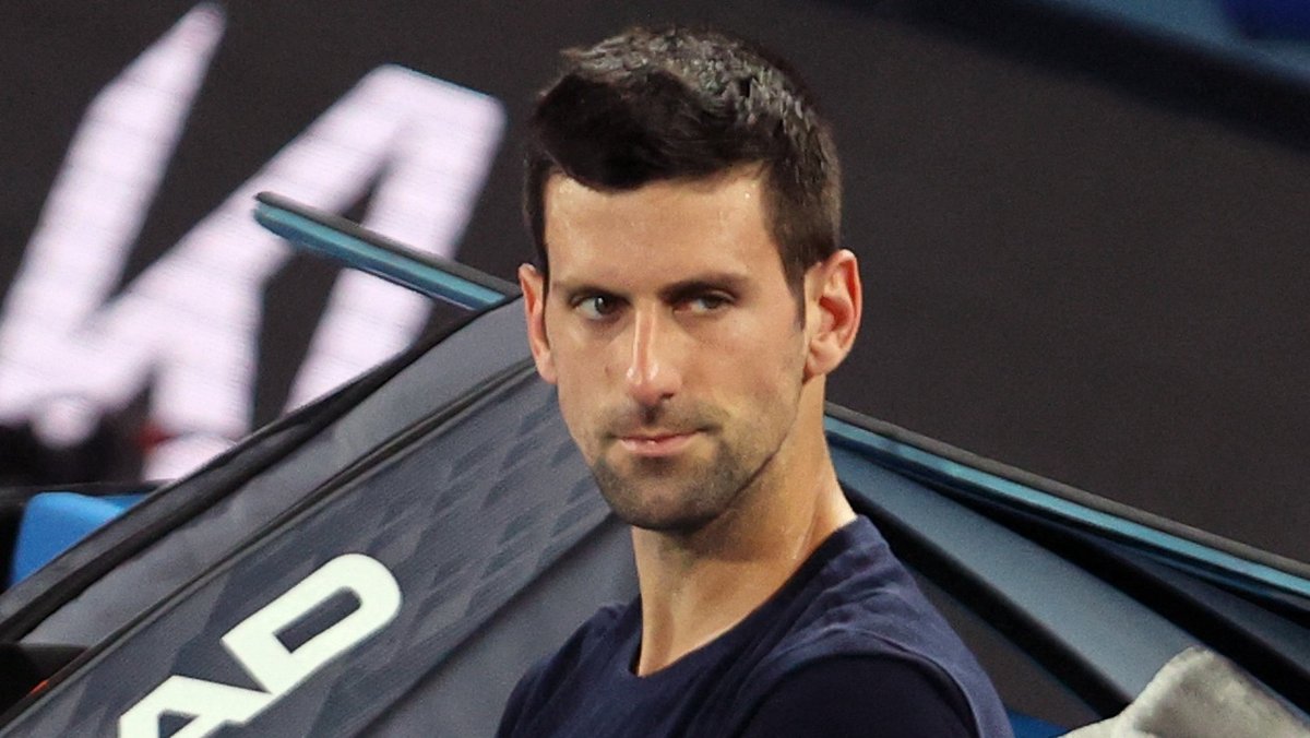 Novak Djokovic beim Training in Melbourne.. © MARTIN KEEP/AFP via Getty Images