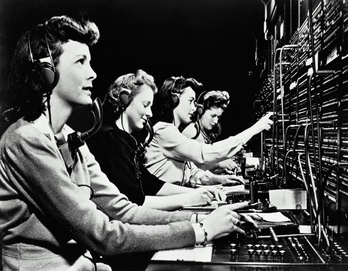 job telefon beruf frauen telefonistinnen