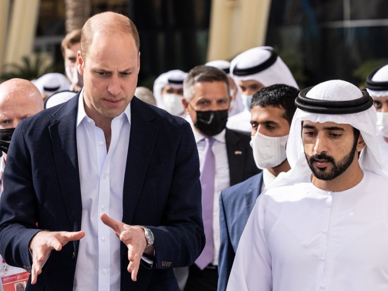 Prinz William vertritt sein Land auf der Expo und reist dafür das erste Mal in die Vereinigten Arabischen Emirate.. © (Christophe Viseux/Expo 2020 Dubai)