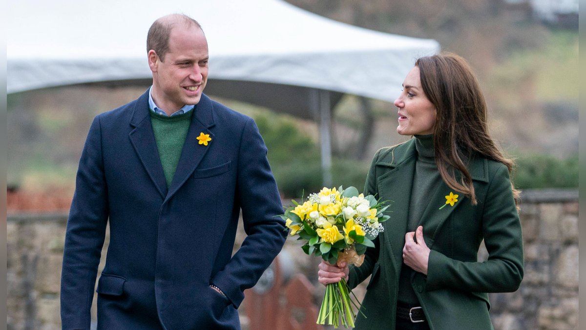 Prinz William und Herzogin Kate beim St. David's Day in Wales.. © imago/i Images