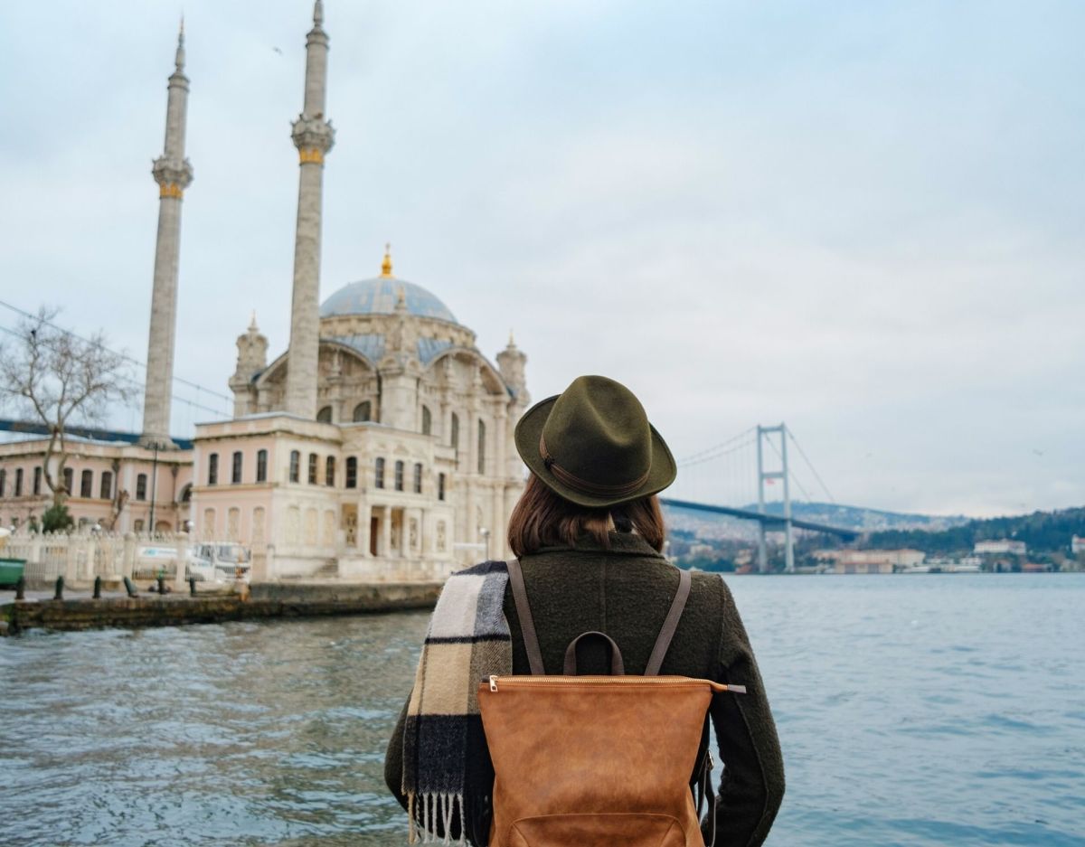 Frau in Istanbul