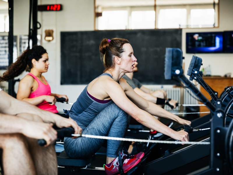 frau im gym