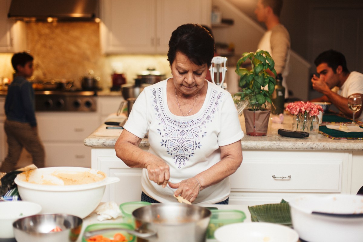 Italien Oma kochen