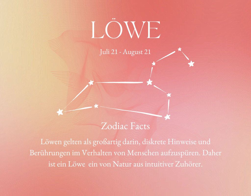 Sternzeichen Löwe 