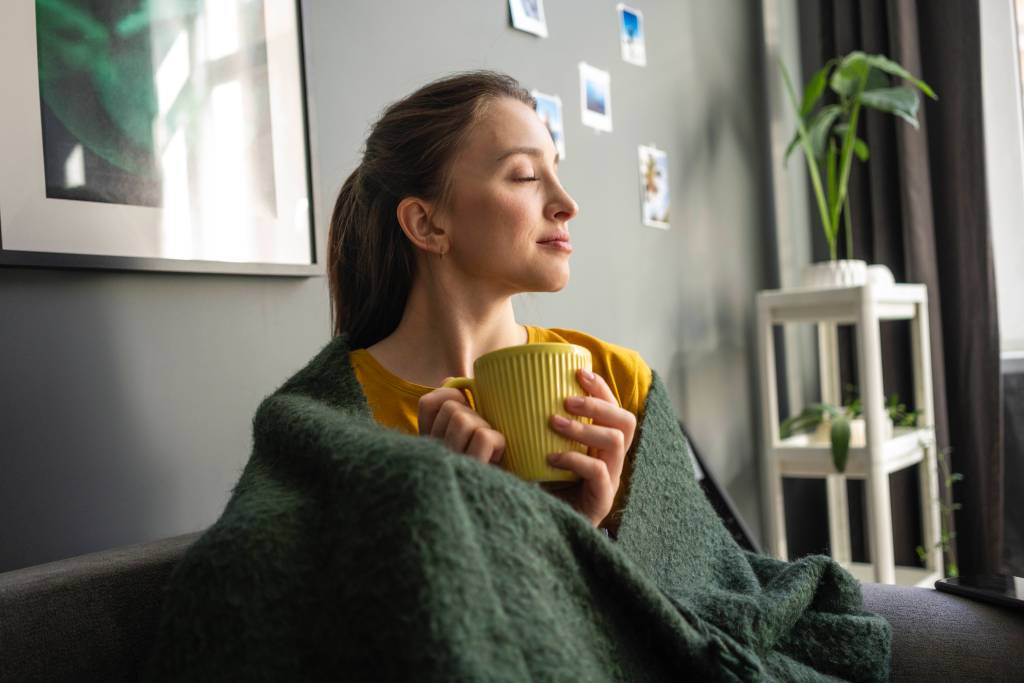 Frau Hygge im Alltag Tee Tasse