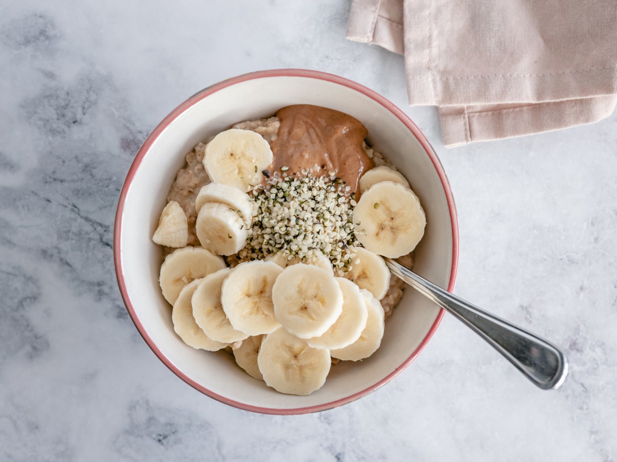 Porridge Banane Nussmus