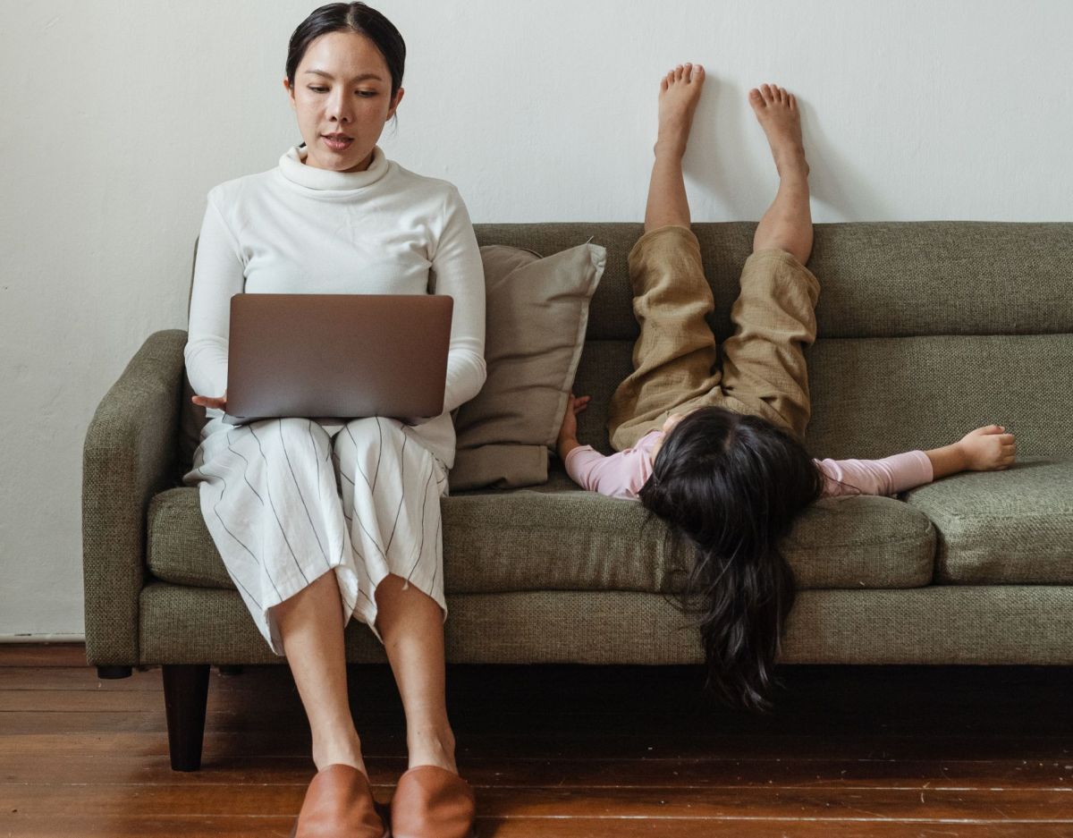 Frau Homeoffice