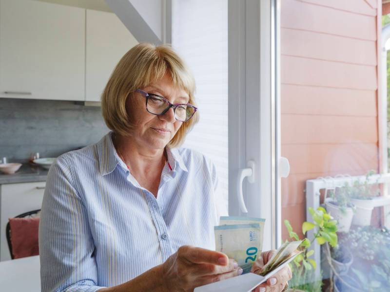 Frau Rentenpunkte Geld