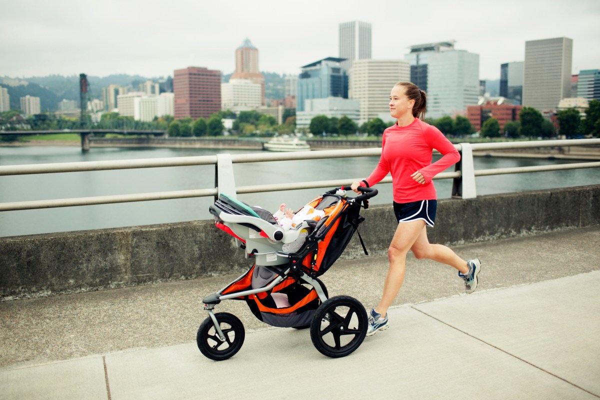 Kinderwagen joggen