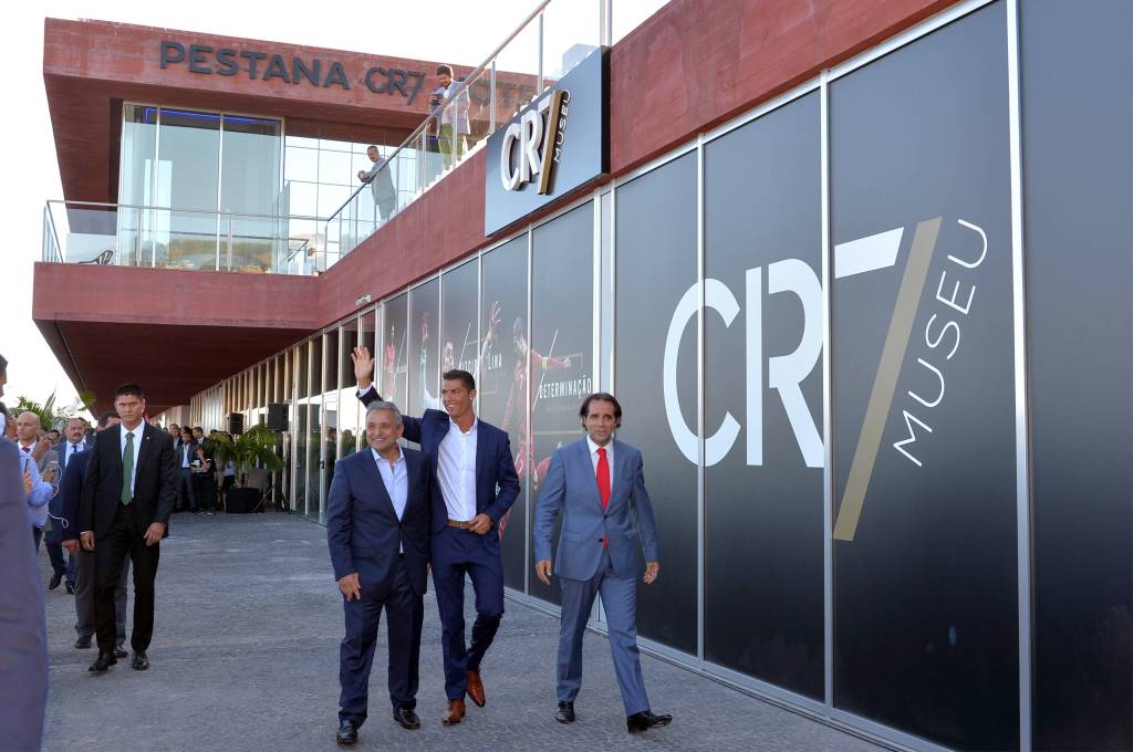 Cristiano Ronaldo bei der Eröffnungsfeier des Pestana CR7 auf Madeira, 2016.