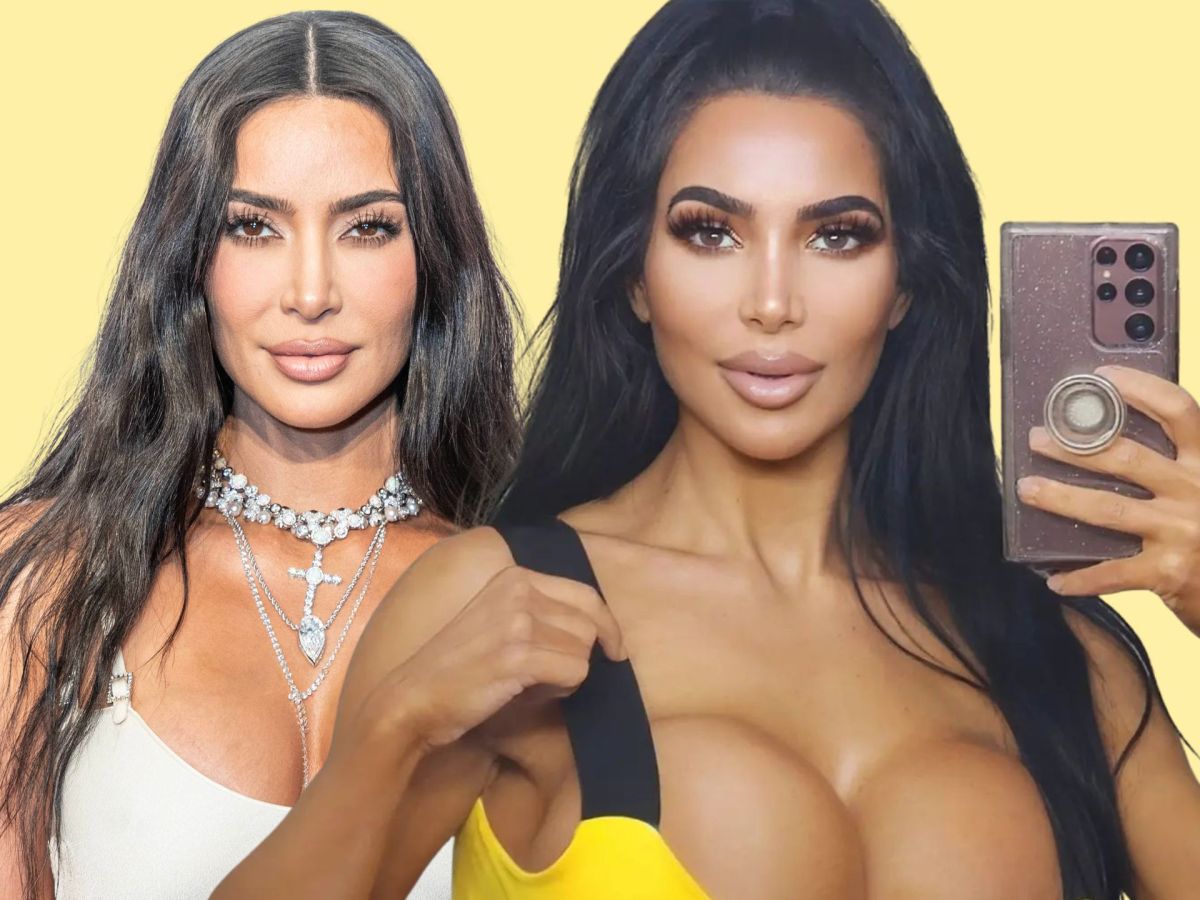 Kim Kardashian und ihr Double Christina Ashten Gourkani.