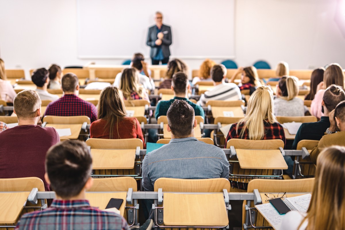 Studierende im Hörsaal