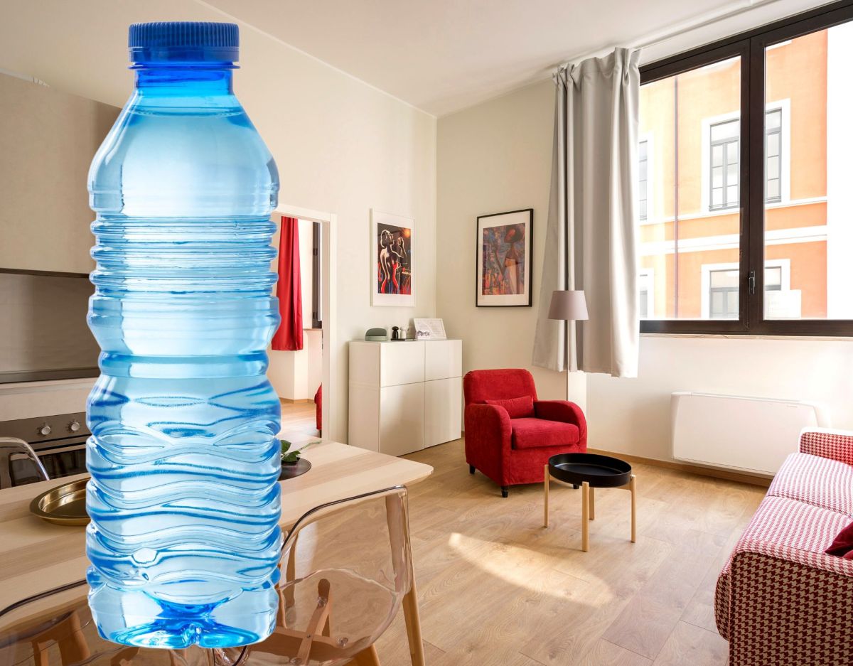 wasserflasche wohnung