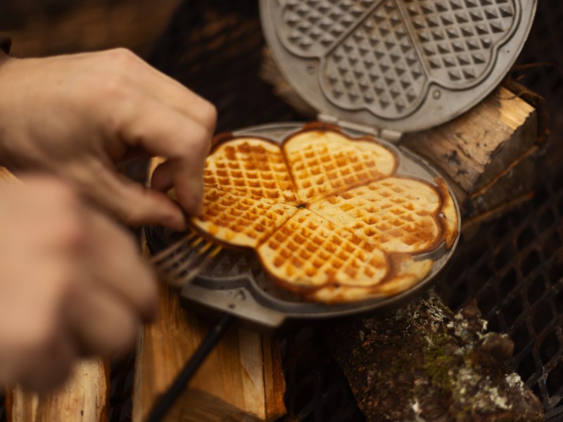 Waffeleisen reinigen