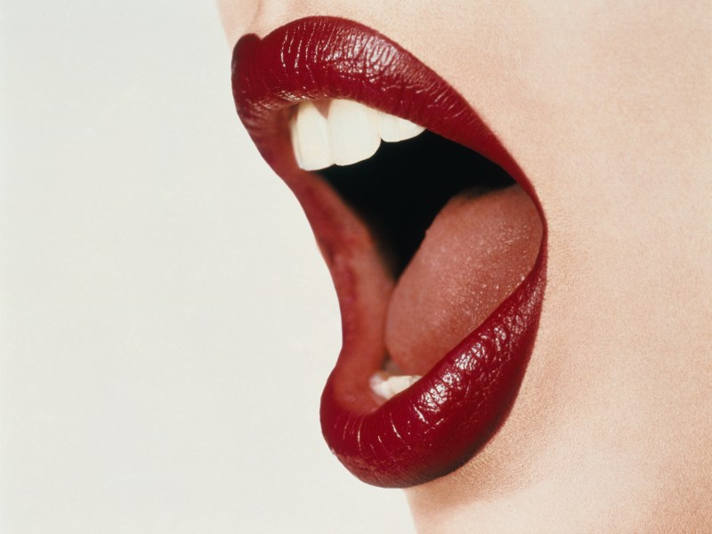 Lippen Mund aufgerissen Lippenform Persönlichkeitstest