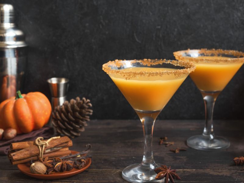 Kürbis Cocktail für den Herbst