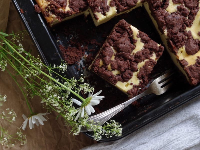 Versunkener Streuselkuchen