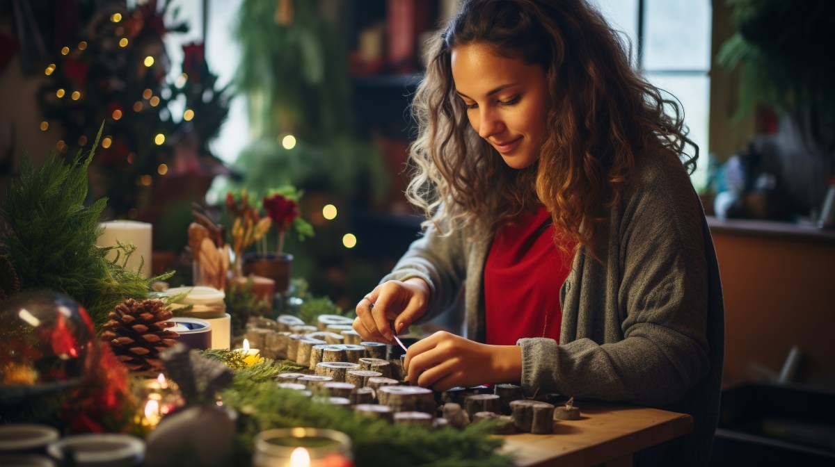 Adventskranz selbst machen