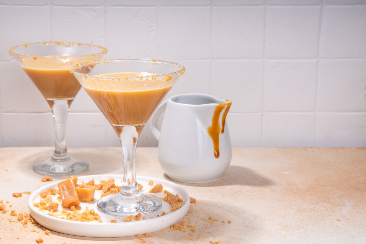 Frozen Salted Caramel Martini Rezept