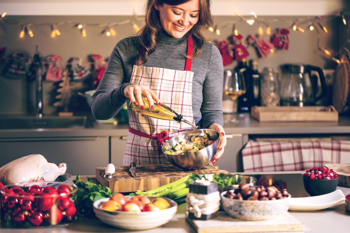 Küche vor Weihnachten