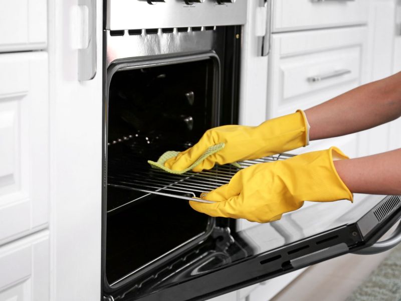 Backofen reinigen Geschirrspültabs